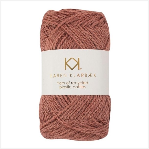 Karen Klarbk Recycled Bottle Yarn - Dark Old Rose